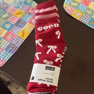 New NORDSTROM RACK Red Multi-Pattern Women's Socks - Pack